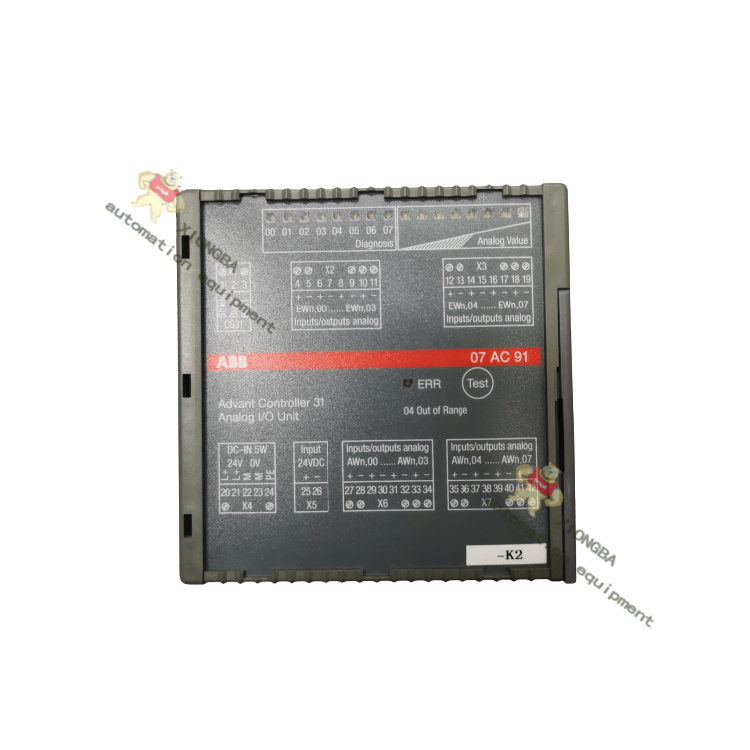 ABB  07AC91  GJR5252300R0101 Analog I/O module 07AC91D