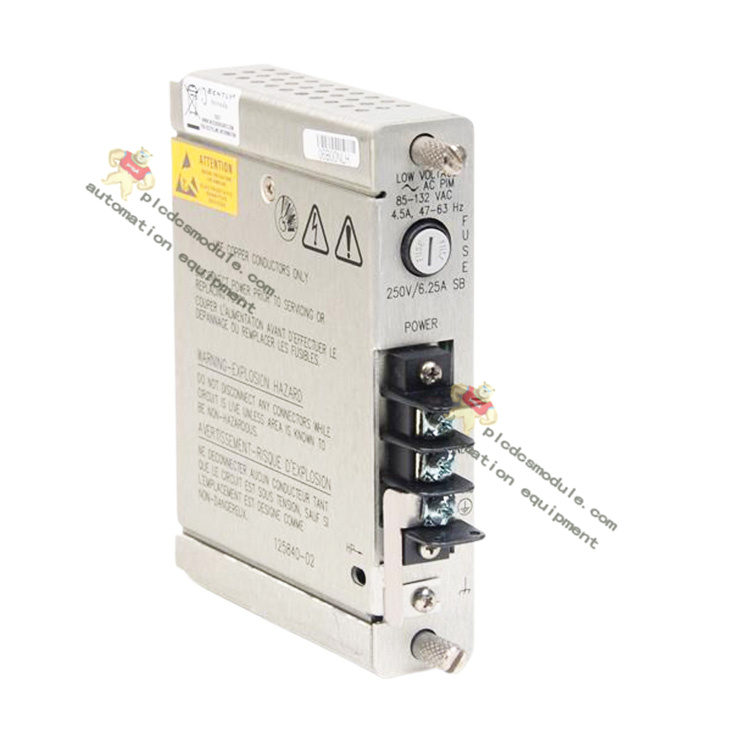 Bently 3500/15  125840-01 High Voltage AC Power Input Module