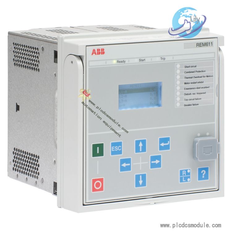 ABB REM611 HBAANA1NN11G Motor protection measurement and con