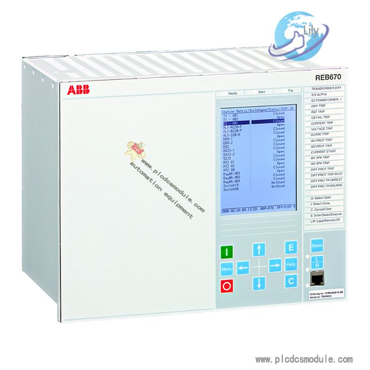 ABB Busbar Protection REB670 Intelligent Microcomputer Prote