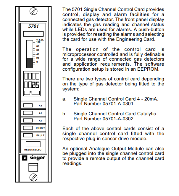 HONEYWELL 05701-A-0302 Sieger Channel Control Card.png