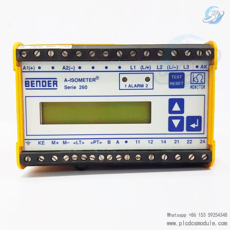 BENDER IRDH265-4 INSULATION MONITORING DEVICE B91068001