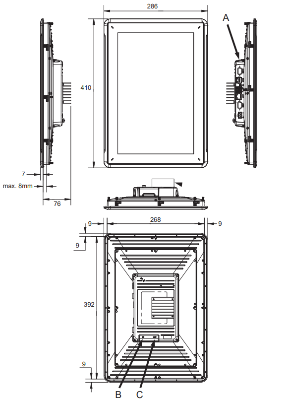 ABB PP885M touch panel  15.4'' Panel 800 .png