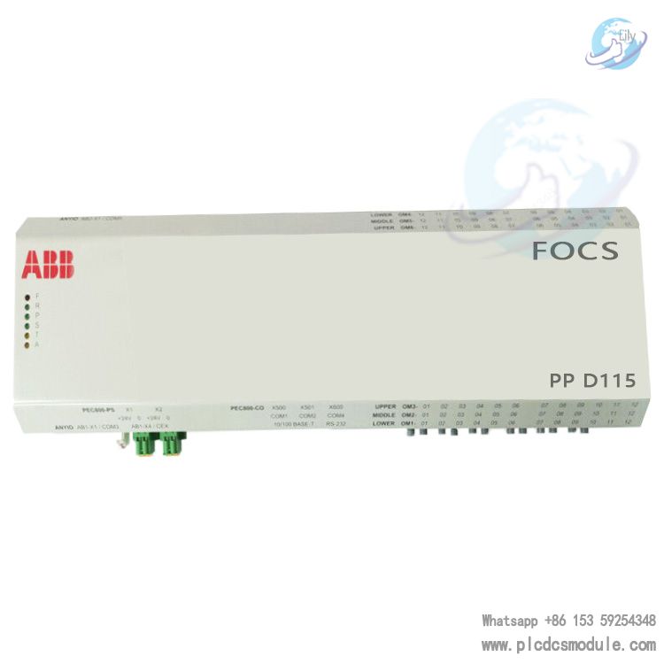 ABB PPD115A102  3BHE017628R0102 Central control module FOCS 