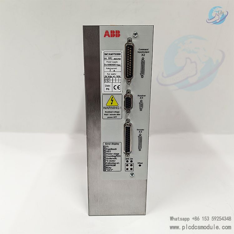 ABB IMCAM07B0000 servo drive  240VDC controller