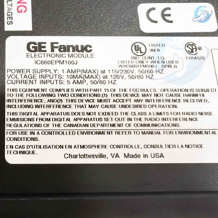 GE FANUC IC660EPM100J ELECTRONIC MODULE..jpg