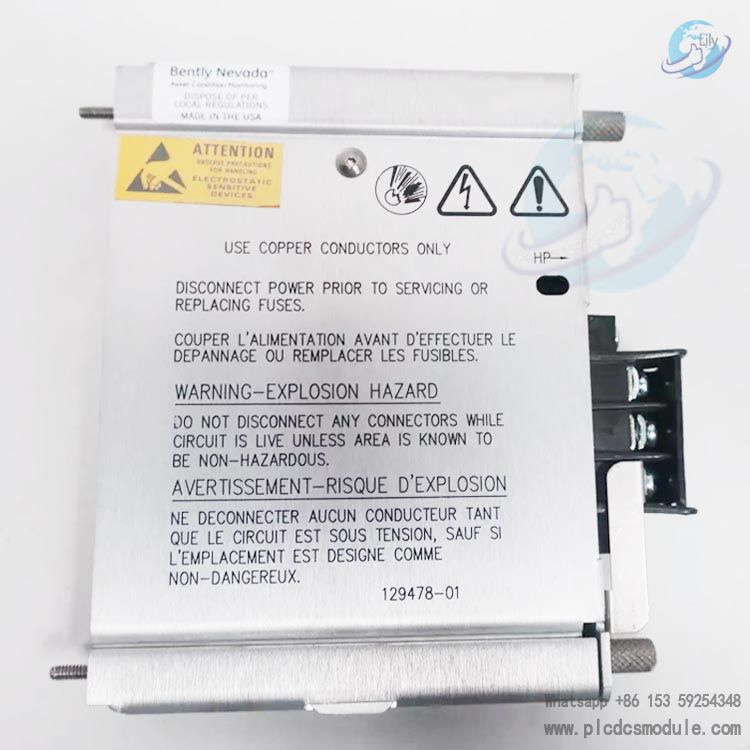 Bently Nevada 3500/15 129478-01 High Voltage DC Input Module