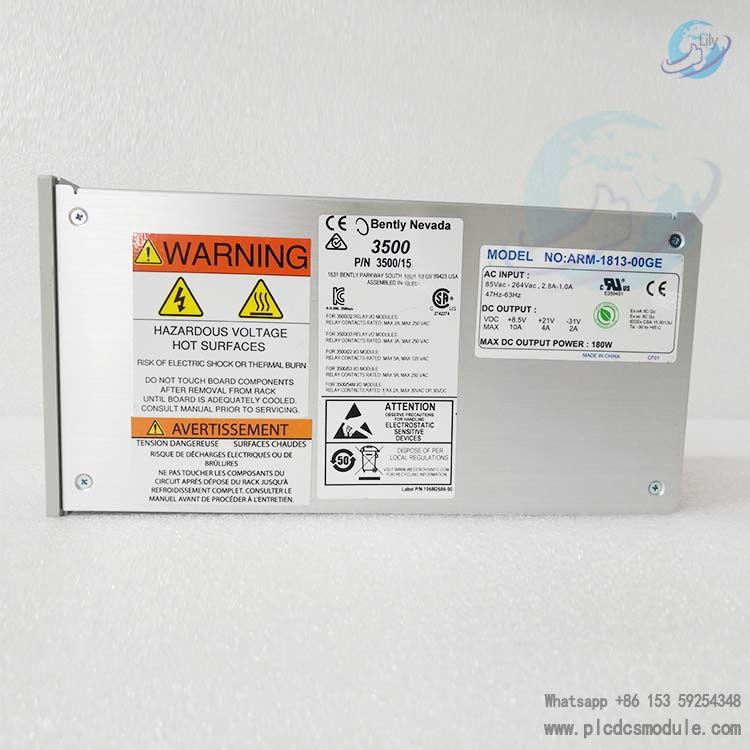 BENTLY NEVADA 106M1079-01 3500/15 Universal AC Power Supply