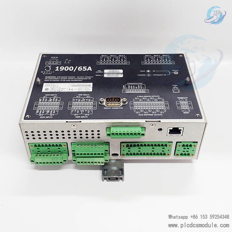 Bently Nevada 1900/65A-01-00-01-00-00 Equipment Monitor