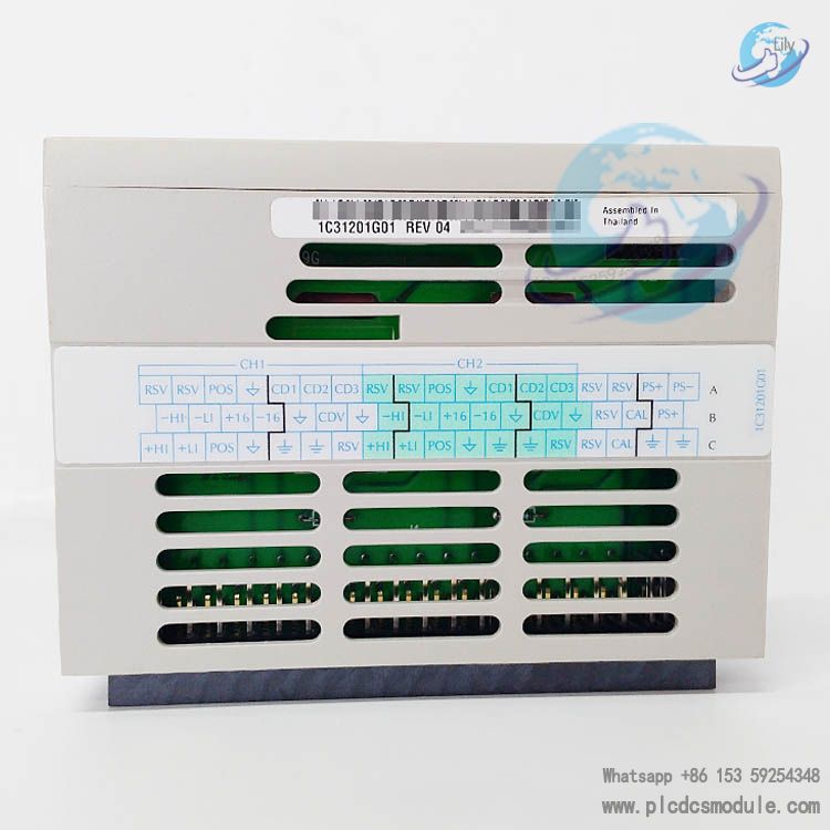 Emerson 1C31201G01 Ovation SERVO DRIVER DC LYDT MODULE