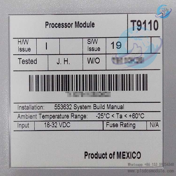 ICS Triplex T9110 AADvance Processor Module