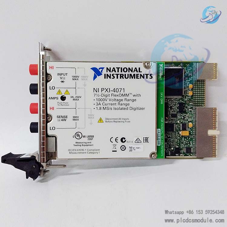 NI PXI-4071 MS/s Isolated Digitizer PXI Digital Multimeter
