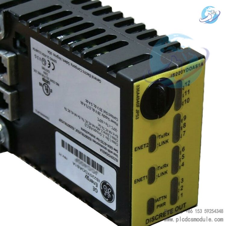 GE IS220YDOAS1A Mark VIeS Safety Discrete Output I/O Pack