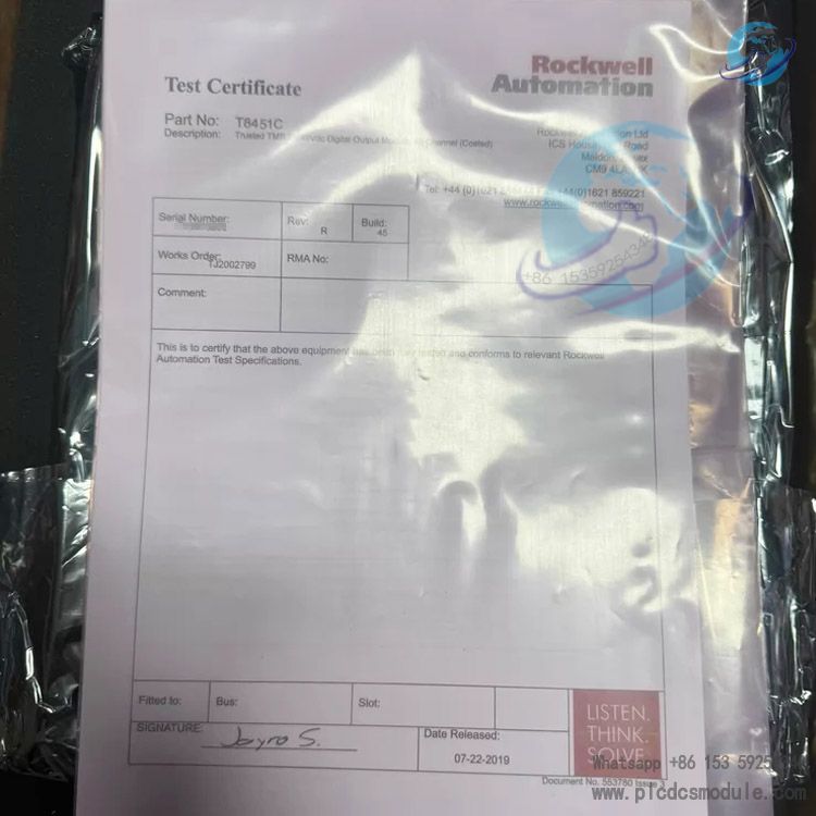 ICS TRIPLE T8451C Trusted TMR 24V dc Digital Output module...jpg