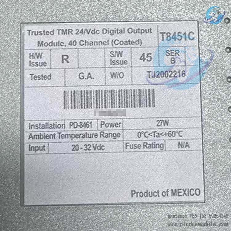 ICS TRIPLE T8451C Trusted TMR 24V dc Digital Output module.jpg