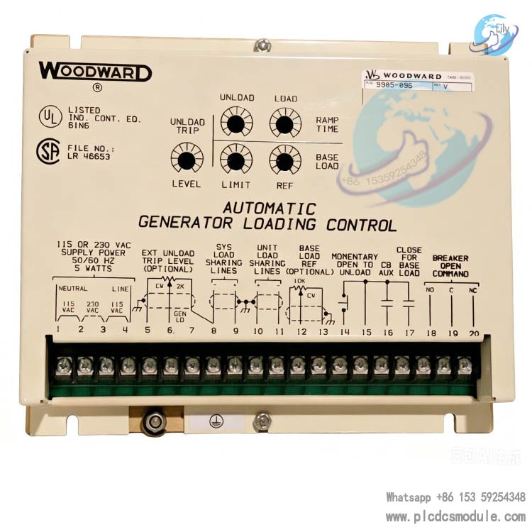 WOODWARD 9905-096 Automatic Generator Loading Control Module