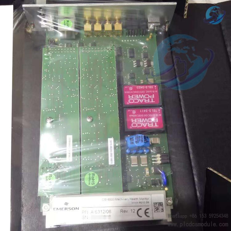 EMERSON A6312 9199-00025 Speed and Key Monitor