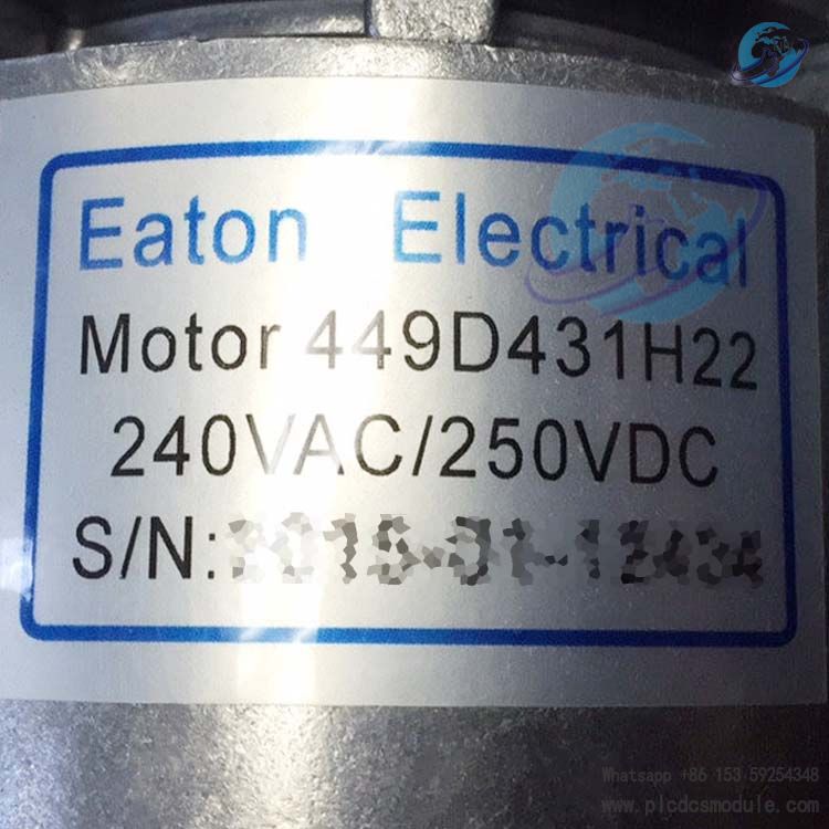 Eaton 449D431H22 Breaker Motor 240 VAC/250 VDC