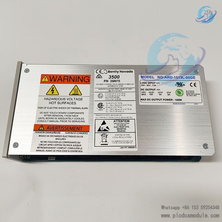 Bently Nevada 114M5330-01 | 3500/15 Low Voltage DC Power Sup