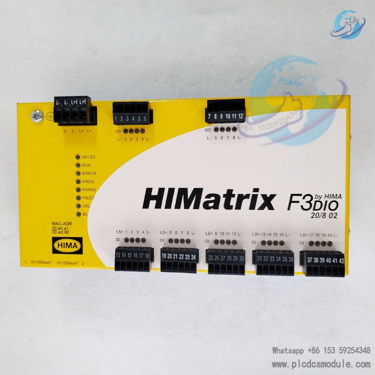 HIMA F3DIO20/802 982200442 Controller Module| HIMatrix F3 DI